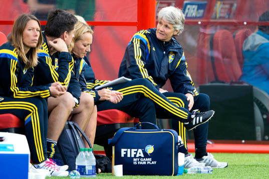 Sveriges förbundskapten Pia Sundhage