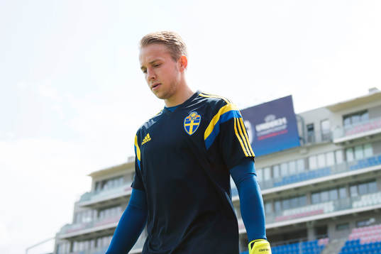 Sveriges målvakt Patrik Carlgren