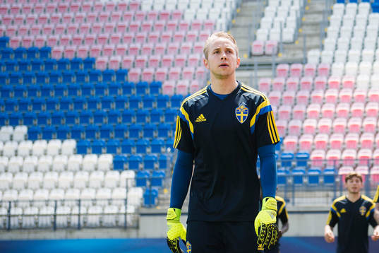 Sveriges målvakt Patrik Carlgren