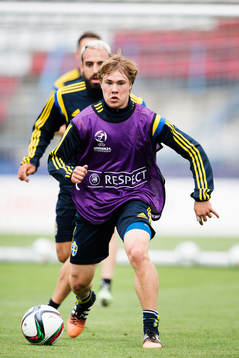 Sveriges Simon Tibbling och Abdul Khalili