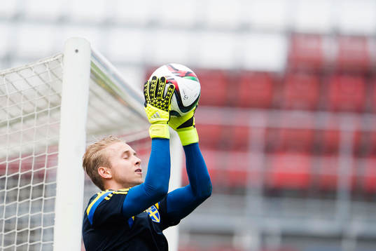 Sveriges målvakt Patrik Carlgren