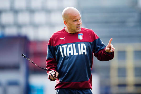 Italiens förbundskapten Luigi Di Biagio