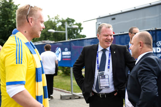 Svenska Fotbollsförbundets ordförande Karl-Erik Nilsson