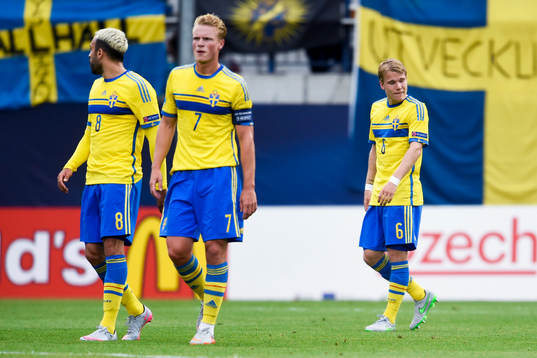 Sveriges Abdullah Khalili, Oscar Hiljemark och Oscar