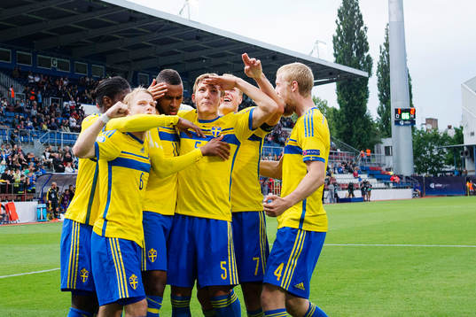 Sveriges Oscar Lewicki, Joseph Baffo, Isaac Kiese Thelin,