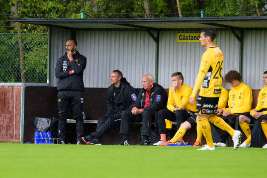 Elfsborgs tränare Jan Mina och Jesper Bengtsson