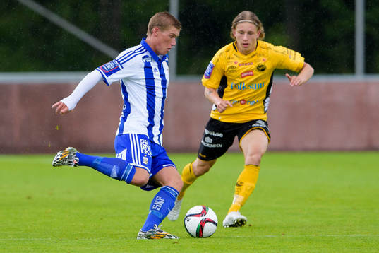 IFK Göteborgs Victor Edvardsen och Elfsborgs Anton