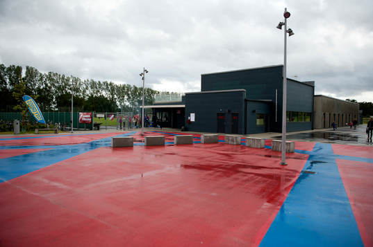 Översikt över Höganäs sportcenter