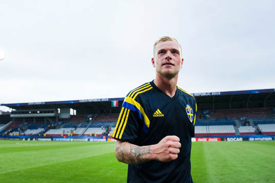 Sveriges John Guidetti jublar
