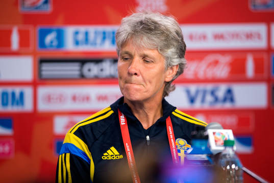 Sveriges förbundskapten Pia Sundhage