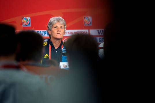 Sveriges förbundskapten Pia Sundhage