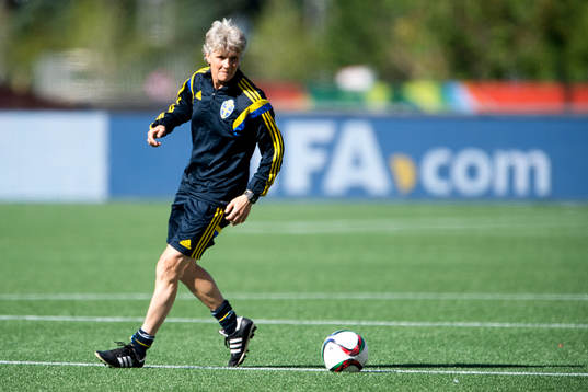 Sveriges förbundskapten Pia Sundhage