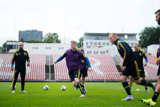 Sveriges Abdullah Khalili, Sam Larsson och John Guidetti