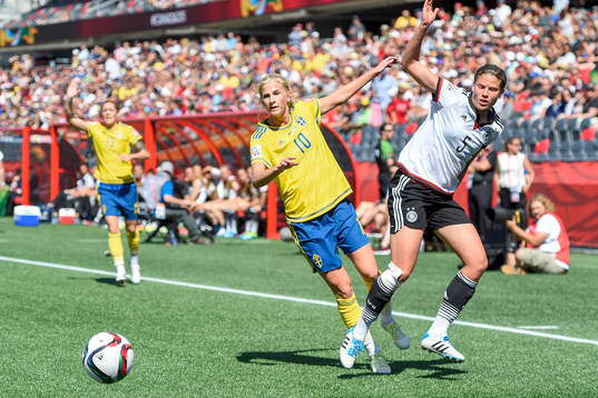 Sveriges Sofia Jakobsson och Tysklands Annike Krahn
