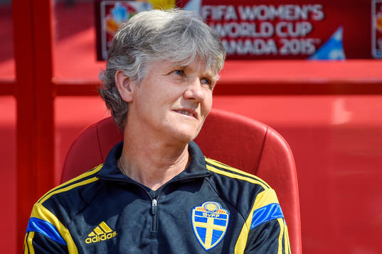 Sveriges förbundskapten Pia Sundhage