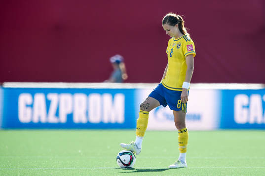 Sveriges Lotta Schelin deppar