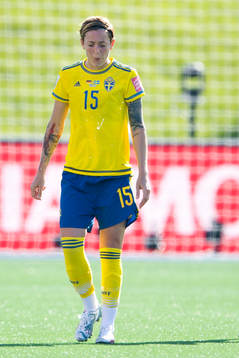 Sveriges Therese Sjögran deppar