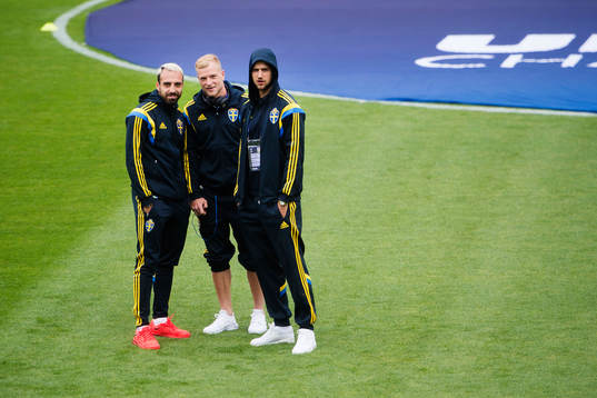 Sveriges Abdullah Khalili, John Guidetti och Alexander