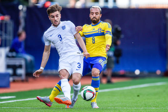 Englands Luke Garbutt och Sveriges Abdullah Khalili