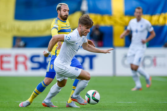 Sveriges Abdullah Khalili och Englands Luke Garbutt