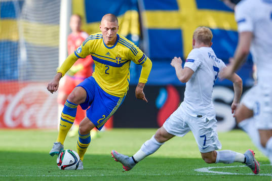 Sveriges Victor Nilsson Lindelöf och Englands Alex