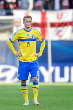 Sveriges Sam Larsson deppar