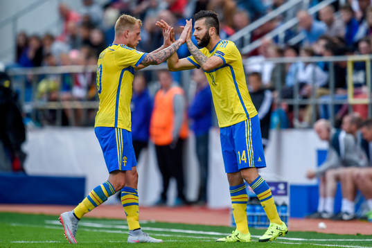 Sveriges John Guidetti blir utbytt till förmån till