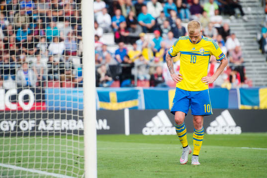 Sveriges John Guidetti deppar