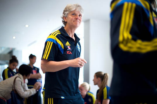 Sveriges förbundskapten Pia Sundhage