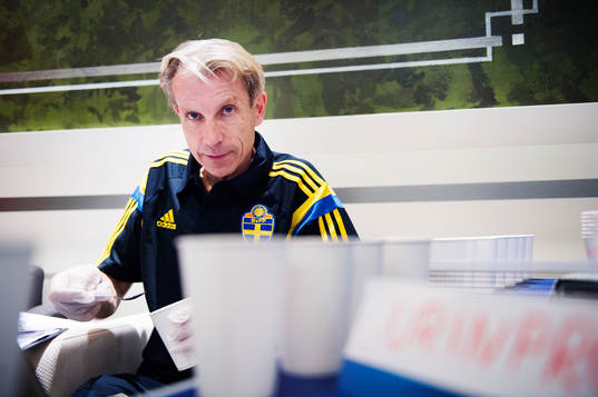 Sveriges fysiolog Thomas Lindholm analyserar spelarnas