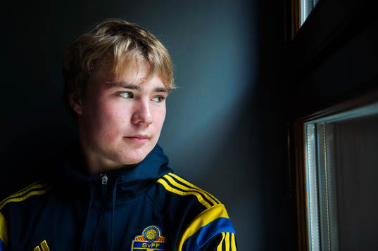 Bläddra bland fler bilder av Fotboll, U21-EM, Träning och Pressträff