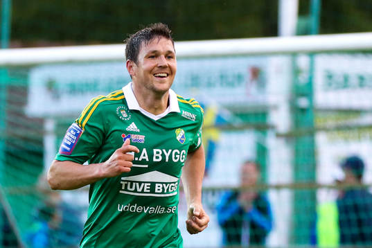 Ljungskiles Hannes Stiller jublar
