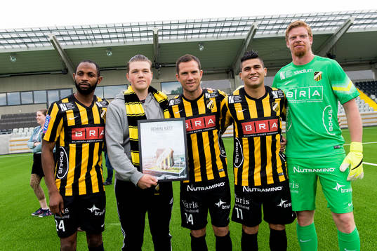 Supportern Karl Bergh som slått första friskparken