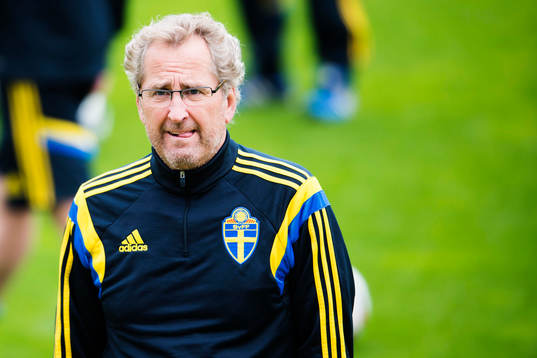 Sveriges förbundskapten Erik Hamrén