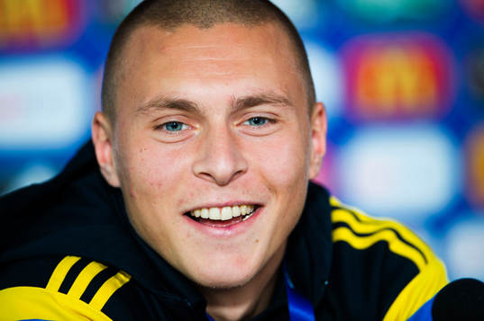 Sveriges Victor Nilsson Lindelöf  deltar i en