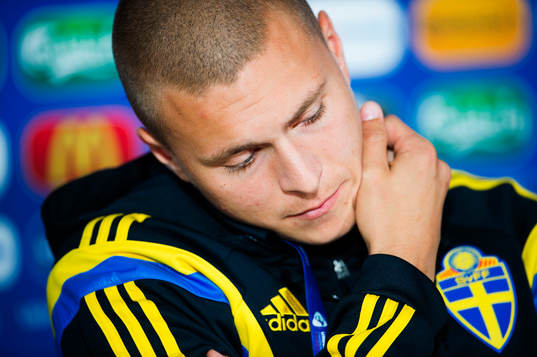Sveriges Victor Nilsson Lindelöf  deltar i en