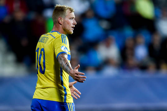Sveriges John Guidetti deppar