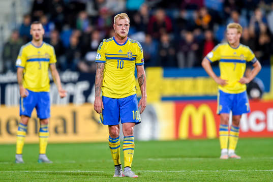 Sveriges John Guidetti deppar