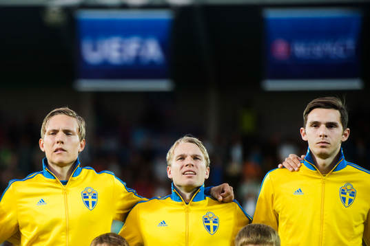 Sveriges Ludwig Augustinsson, Oscar Lewicki, Branimir Hrgota