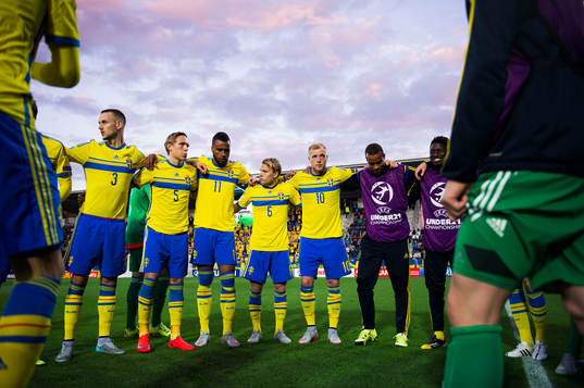 Sveriges Alexander Milosevic, Ludwig Augustinsson, Isaac