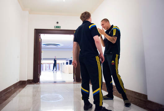 Sveriges Simon Tibbling och Victor Nilsson Lindelöf