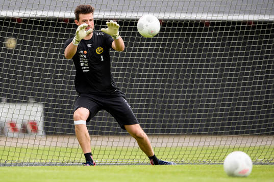 Elfsborgs målvakt Kevin Stuhr Ellegaard