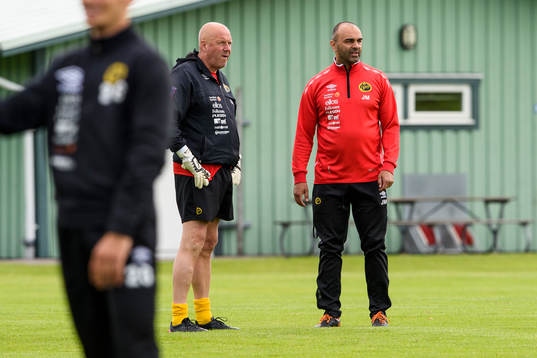 Elfsborgs målvaktstränare Gert Hansen och tränare Jan