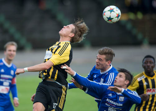 IFK Hässleholms Filip Ranmo i matchen i division 2 mellan