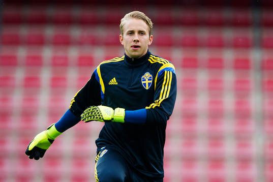 Sveriges målvakt Patrik Carlgren
