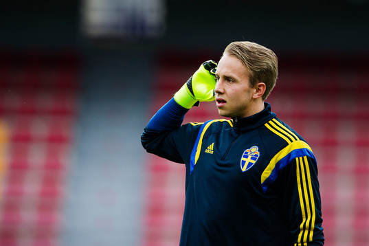 Sveriges målvakt Patrik Carlgren