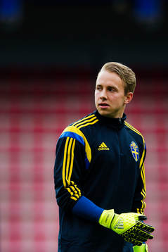 Sveriges målvakt Patrik Carlgren
