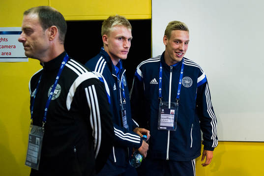 Danmarks Frederik Sörensen och Nicolai Brock-Madsen