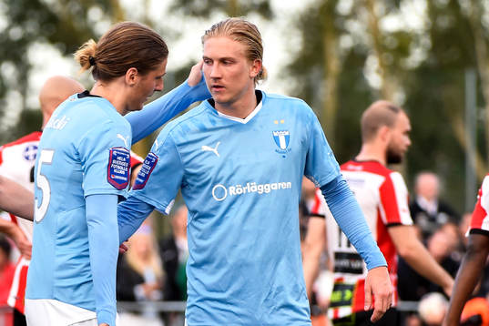 Malmö FFs Simon Kroon jublar