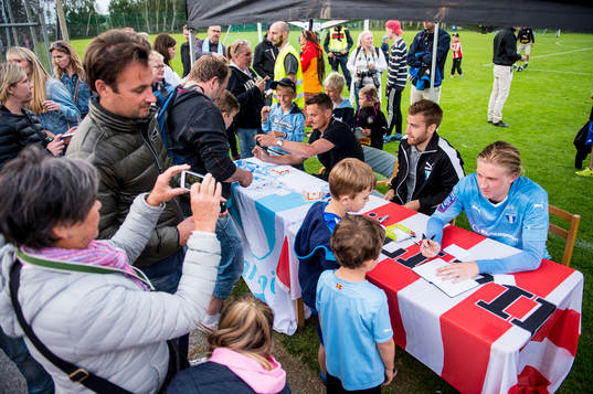 Malmö FFs Markus Rosenberg, Rasmus Bengtsson och Simon